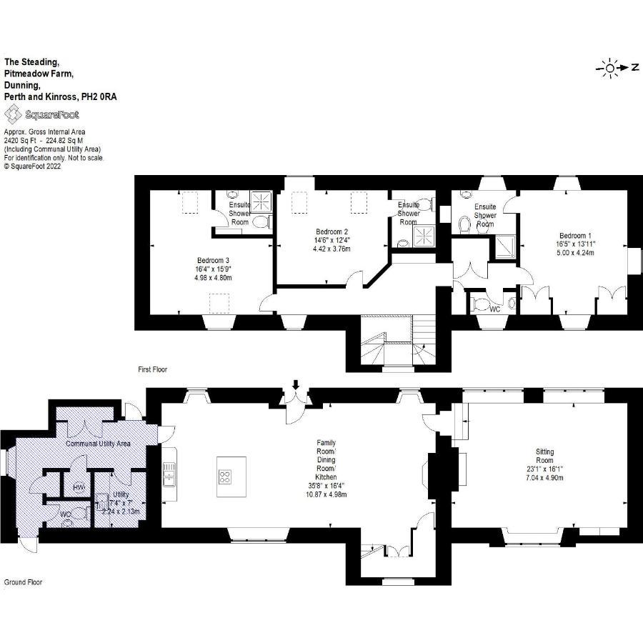 The Steading At Pitmeadow Farm Villa Dunning Exterior photo